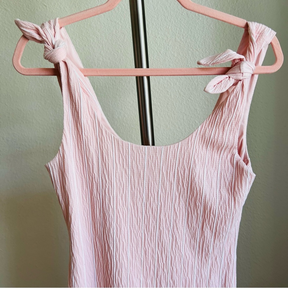 Lovers + Friends McCall Mini Dress Size M
Pink and White Stripe Sleeveless - Picture 3 of 11